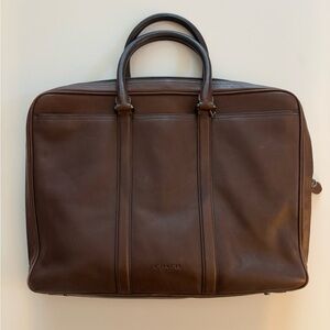Coach - Metropolitan Work Bag Slim Leather Briefcase